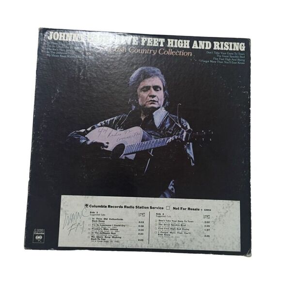 Columbia House Johnny Cash "Five Feet High And Rising - Radio station Promo 1974 - Picture 1 of 11